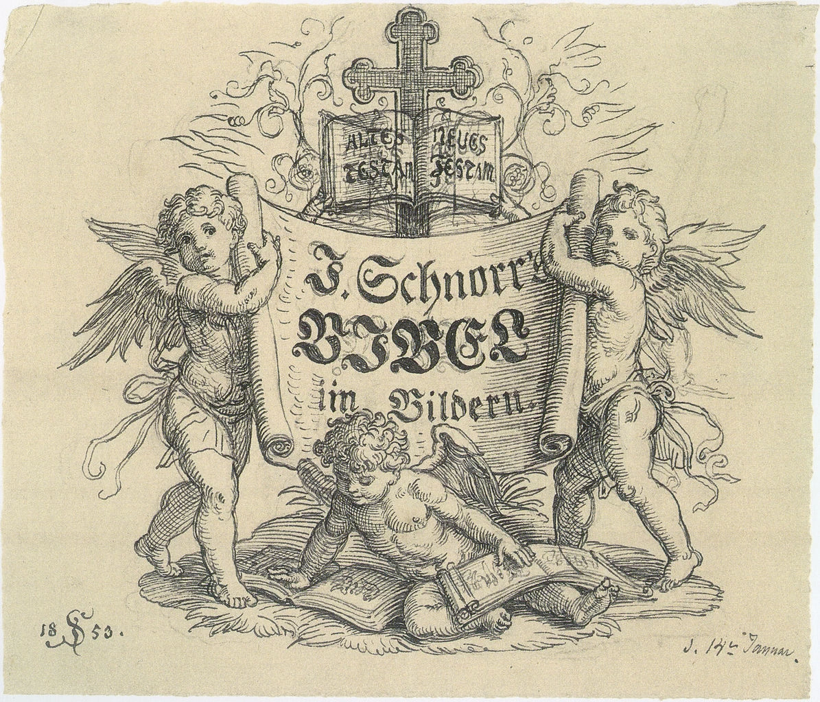 Vignetta per la Bibbia illustrata